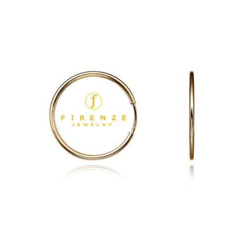 14K Gold Filled 20mm EarHoop Earring[Firenze Jewelry] 피렌체주얼리
