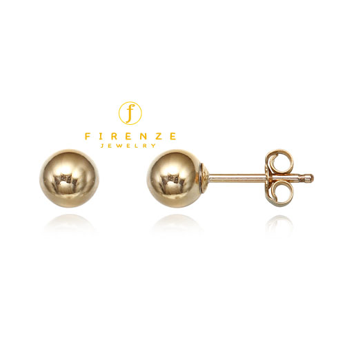 14K Gold Filled Handmade 5mm EarBallPost Earring[Firenze Jewelry] 피렌체주얼리