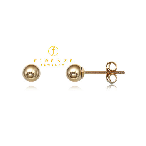 14K Gold Filled Handmade 4mm EarBallPost Earring[Firenze Jewelry] 피렌체주얼리