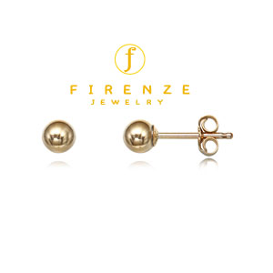 14K Gold Filled Handmade 4mm EarBallPost Earring[Firenze Jewelry] 피렌체주얼리