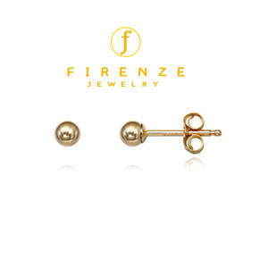 14K Gold Filled Handmade 3mm EarBallPost Earring[Firenze Jewelry] 피렌체주얼리